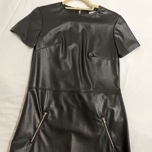 Black “leather” Dress